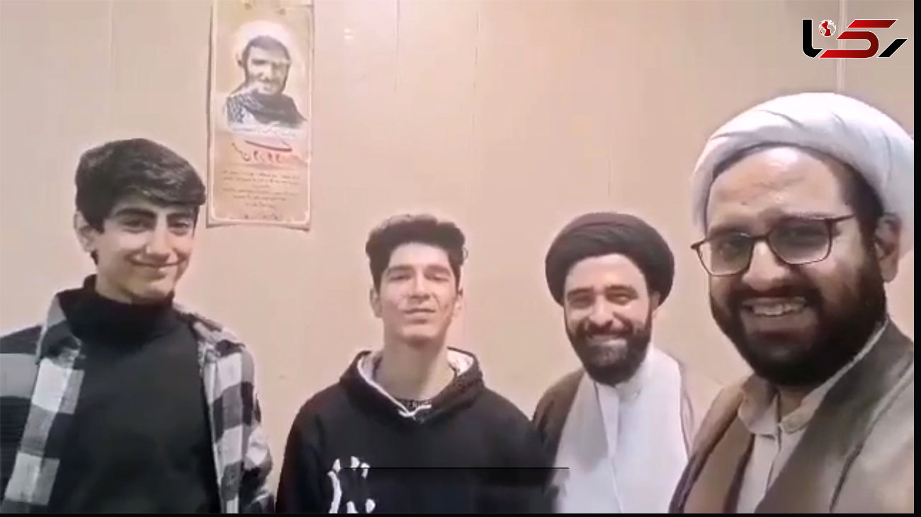 فیلم رفاقت 2 روحانی با 2 پسر که عمامه شان را پراندند / جوج می زنیم صفا سیتی!