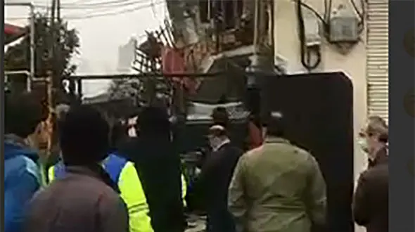 فیلم هولناک از انفجار گاز در کتالم / صبح امروز رخ داد