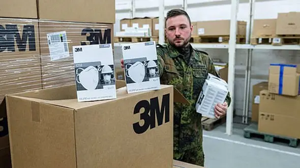 مقام های آلمانی آمریکا به دلیل ضبط یک محموله ماسک به «دزدی دریایی مدرن» متهم کردند