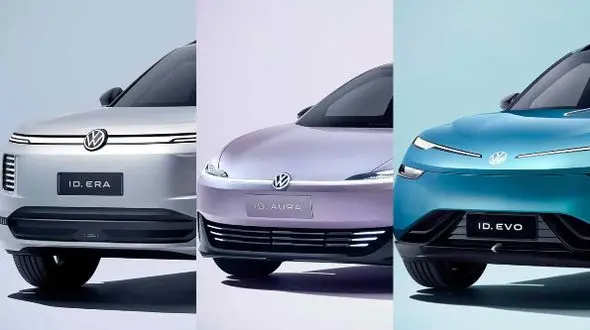 رونمایی فولکس‌واگن از ۳ خودروی مفهومی جذاب سری ID با طراحی آینده‌نگرانه