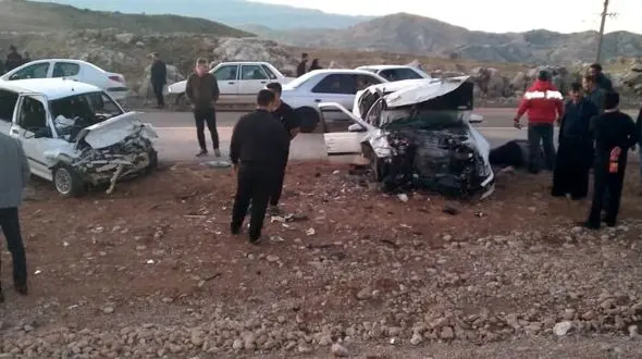 سانحه رانندگی در همدان ۲ کشته برجا گذاشت