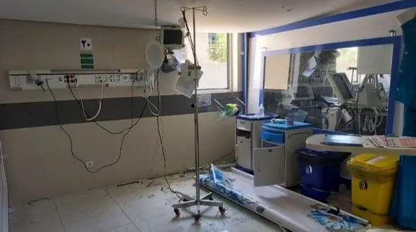 فیلم دیده نشده از حمله ناجوانمردانه اسرائیل به بیمارستان فارابی کرمانشاه