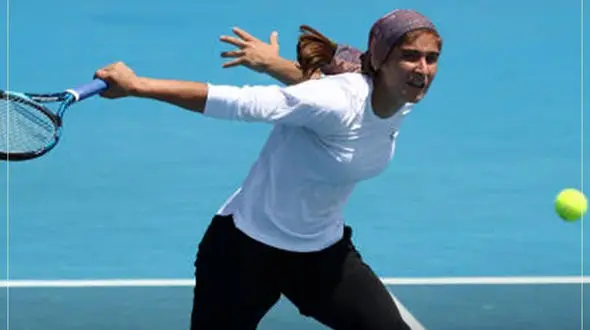 روز تاریخی برای تنیس ایران/ دختر تنیسور افتخار آفرید + فیلم