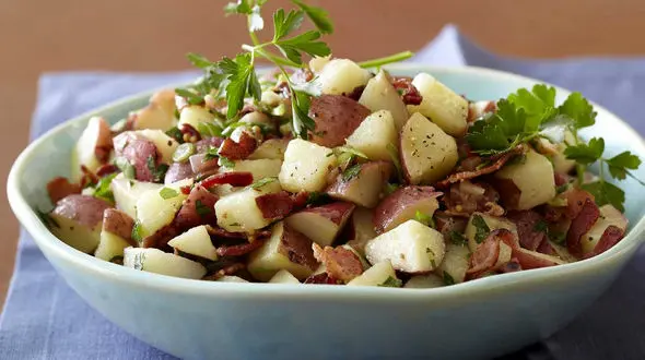 سیب زمینی تنوری و بیکن + طرز تهیه