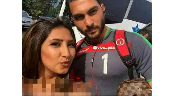 عکس های لو رفته از فوتبالیست های تیم ملی ایران با دختران بی حجاب + تصاویر 