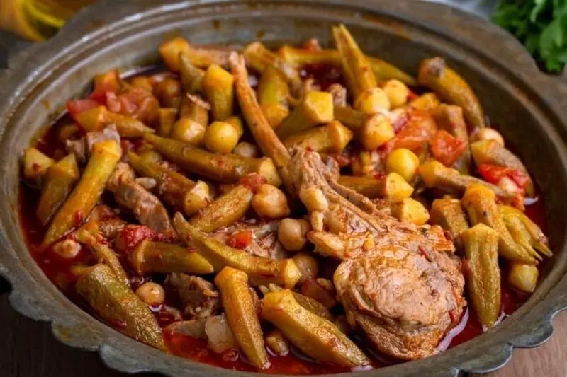 خورشت بامیه عراقی عکس