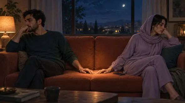 شب بخیر! اگر قهری، آرومتر قهر کن!
