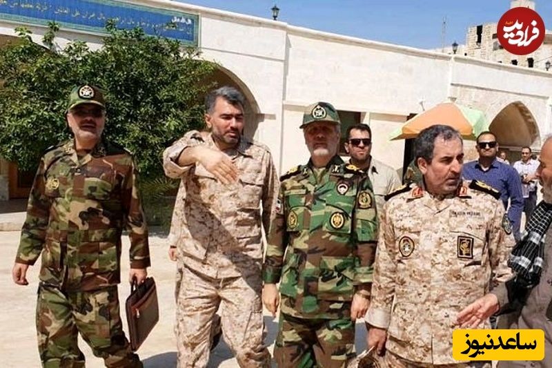 «امیر حاتمی، فرماندۀ جدید ارتش» در خیابان‌های حلب سوریه؛ سال 1397 