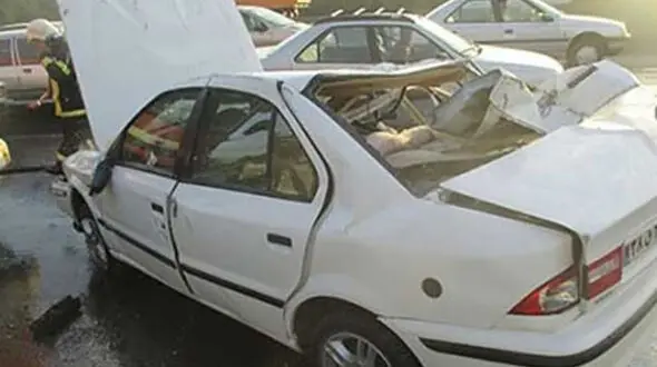 ماشین آتش نشانی خودش عامل حادثه شد / در لنگرود رخ داد