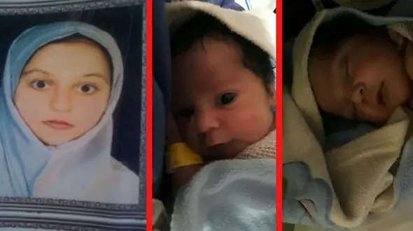 فداکاری مرگبار عروس جوان هشترودی برای تولد نوزادش / او کرونا را درمان نکرد + عکس مادر و کودک