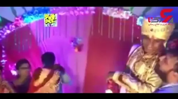 ویدئویی جنجالی از سیلی زدن عروس به فامیل داماد در مراسم عروسی! 