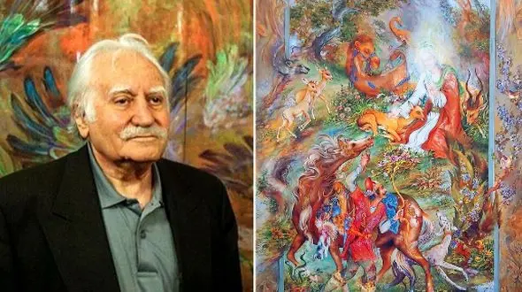 استاد فرشچیان به کما رفت / دعایش کنید + تصاویری از شاهکارهایش