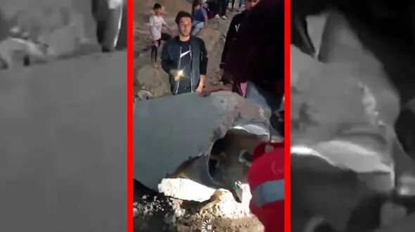 فیلم نجات کودک ۹ ساله از داخل لوله آب در کربلا