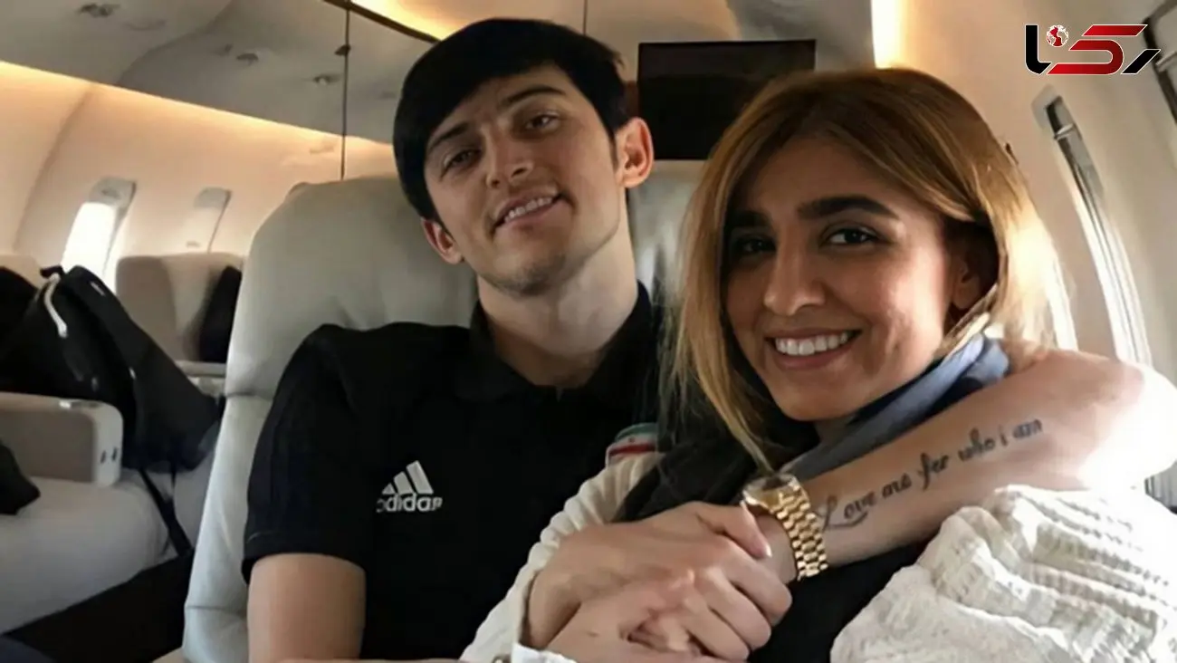  اولین عکس دختر متولد شده  سردار آزمون ! / بوسه ای که به دل نشست !