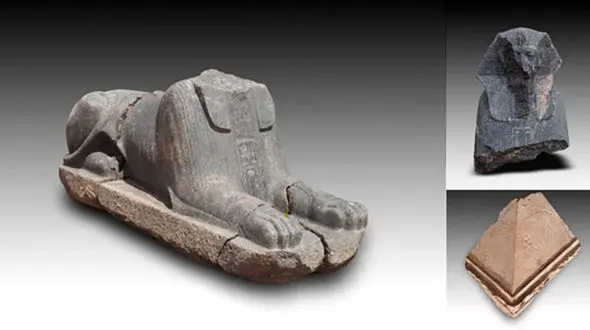 کشف آثار تاریخی از دوران فرعون + عکس