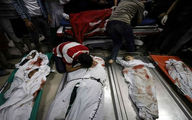 عکس جنازه های این کودکان جهان را تکان داد / مرگ همزمان 8 کودک در غزه