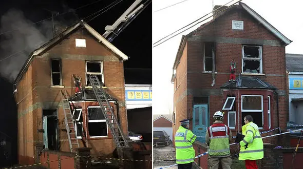 مرگ تلخ مادر و کودک در شعله های آتش+عکس