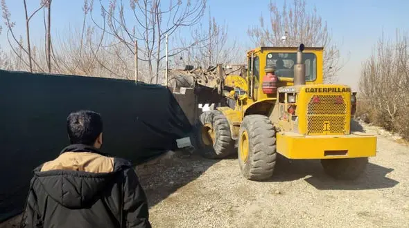 بازپس‌گیری 5000 مترمربع زمین کشاورزی در حریم منطقه ۱۹