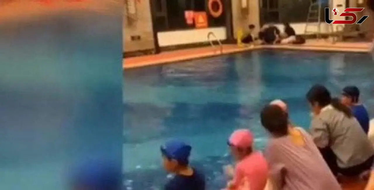 استخر آب جان کودک 6 ساله چینی را گرفت + فیلم