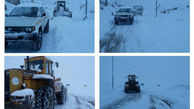 برف شدید در مازندران / هراز و کندوان بسته باقی ماند