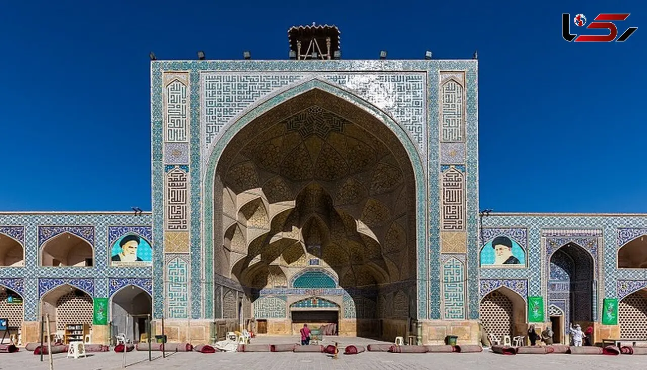 عکس محراب قدیمی در مسجد جامع اصفهان