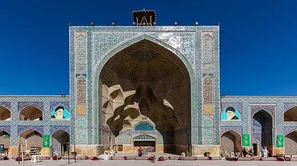 عکس محراب قدیمی در مسجد جامع اصفهان