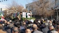 تشییع هشت شهید گمنام در قزوین
