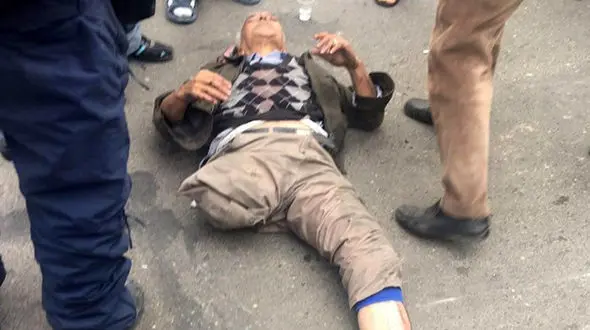 زورگیری وحشیانه و خشن از جانباز ۶۵ درصدی در روز روشن + تصاویر 