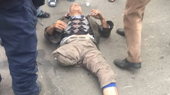 زورگیری وحشیانه و خشن از جانباز ۶۵ درصدی در روز روشن + تصاویر 