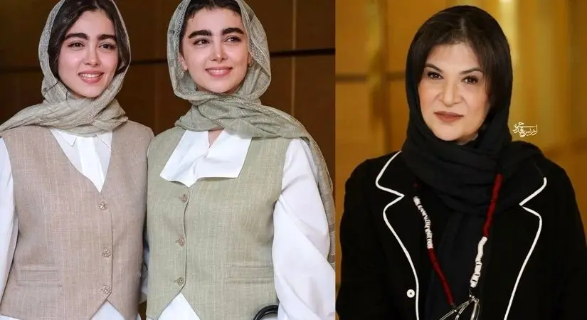 فیلم / همخوانی ریما رامین فر و 2 قلوهایش سنا و سونیا حسینی با اجرای زنده موسیقی پایتخت / استقبال مردم رو ببینید 