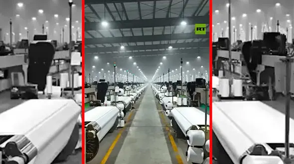 فیلم کارخانه پوشاک تمام رباتیک چین بدون حضور انسان