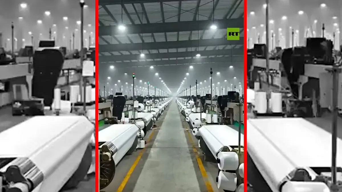 فیلم کارخانه پوشاک تمام رباتیک چین بدون حضور انسان