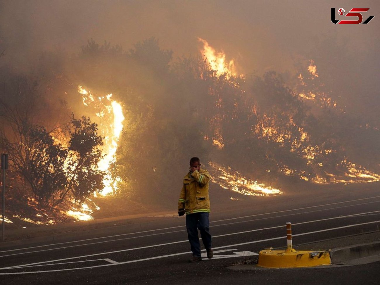 17 کشته در آتش‌سوزی  ایالت کالیفرنیا + عکس