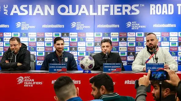 جهانبخش، قلعه نویی و قدوس در نشست خبری قبل از بازی با ازبکستان چه گفتند؟ + فیلم