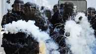  خشونت پلیس فرانسه علیه کارگران معترض 