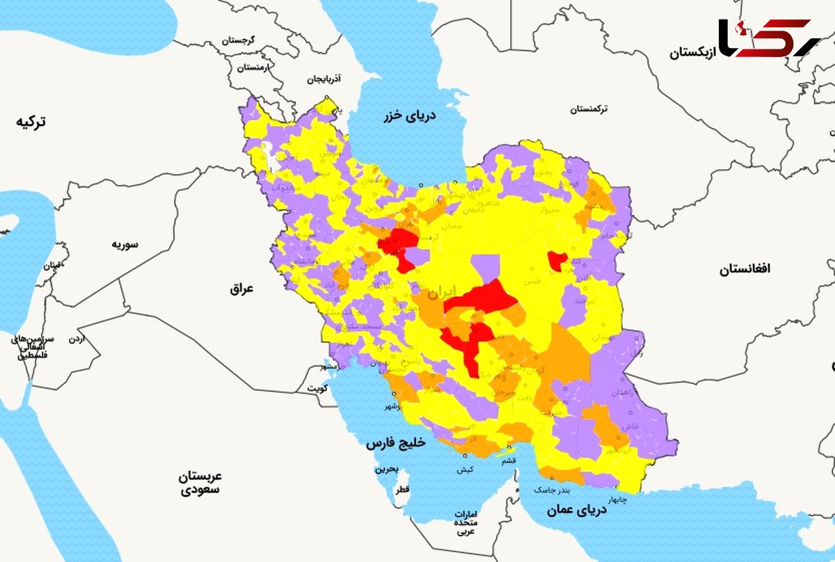 برتری رنگ زرد در استان سمنان 