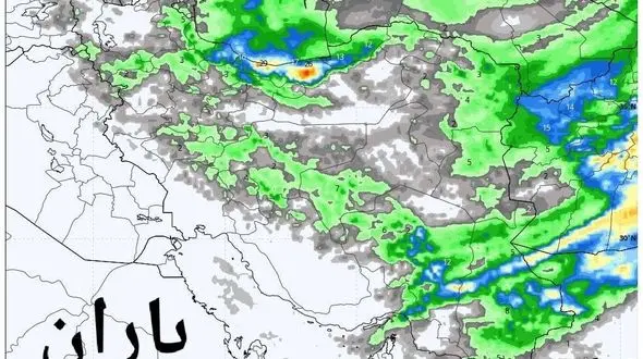 بارش پراکنده و وزش باد در شمال و شرق کشور