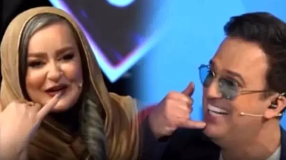 فیلم/همای سعادت بلاخره روی شونه نعیمه نظام دوست نشست/ فقط اونجاش که به حامد آهنگی میگه تو روخدا قطع نکن