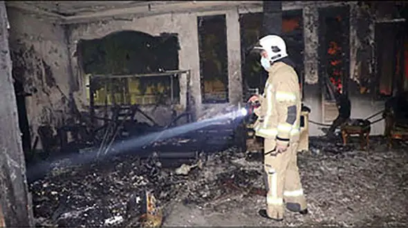 جزئیات آتش سوزی مرگبار در مشهد / کودک در شعله های سیاه جان باخت + عکس