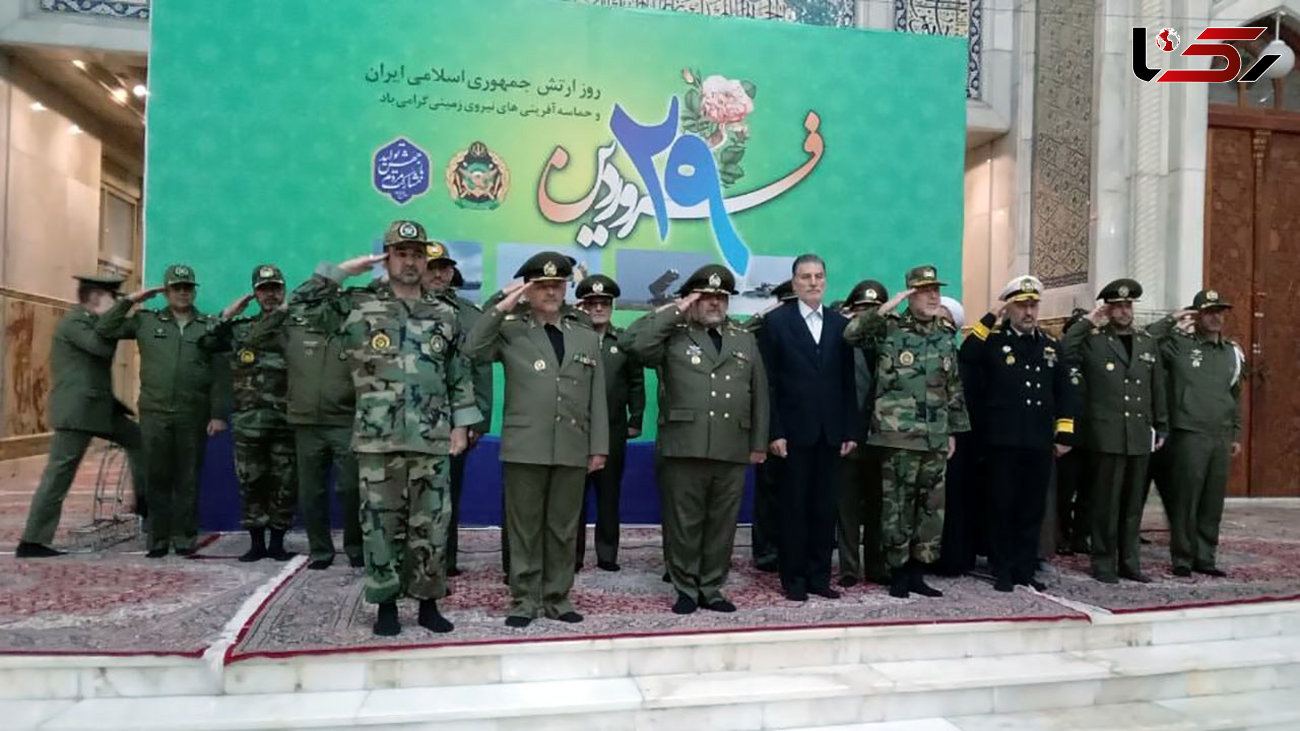فرماندهان و کارکنان ارتش با آرمان های امام راحل تجدید میثاق کردند