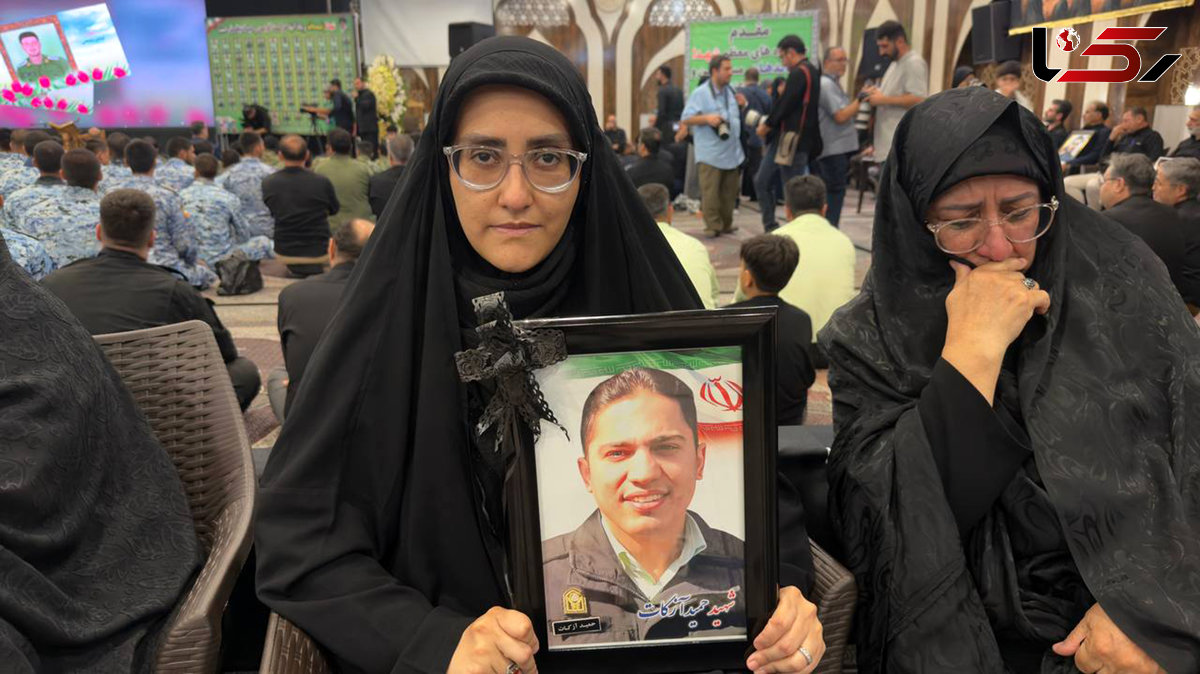 فیلم گفتگوی رکنا با همسر پلیس شهید حمید آزکات / دختر کوچولویم زودی پدرش را آسمانی دید