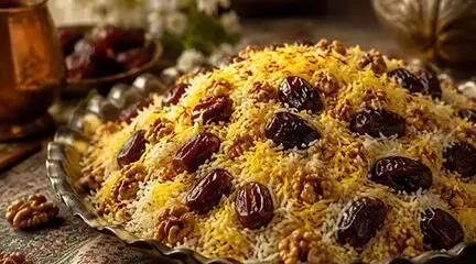 خرماپلو؛ سفری به عمق طعم‌ های جنوب با برنجی شیرین و مجلسی + پاسخ به سوالات متداول