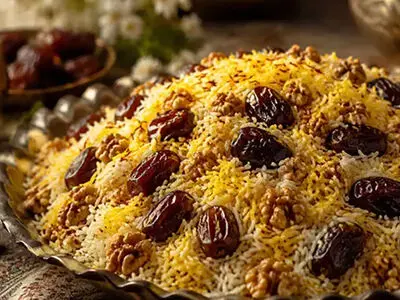 خرماپلو؛ سفری به عمق طعم‌ های جنوب با برنجی شیرین و مجلسی + پاسخ به سوالات متداول