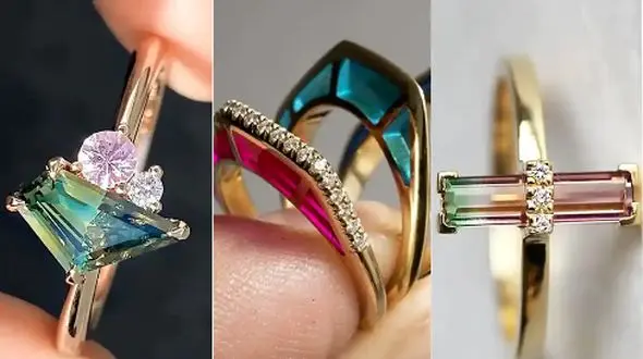 انگشتر نگین رنگی، انتخاب مد روز | 15 مدل پرطرفدار و خاص از این اکسسوری شیک