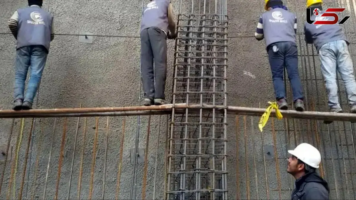 سقوط مرگبار در همدان / کارگر آرماتوربند جان باخت