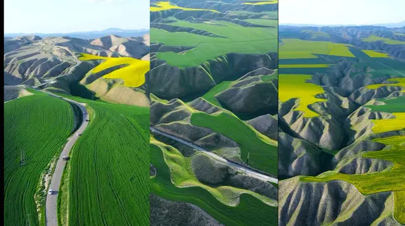 گذر چند ثانیه ای در ترکمن صحرا + فیلم