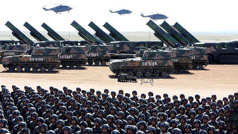 مراسم مناسبت هشتادمین سالگرد پایان جنگ جهانی دوم در میدان «تیانآنمن» پکن با حضور پزشکیان برگزار شد