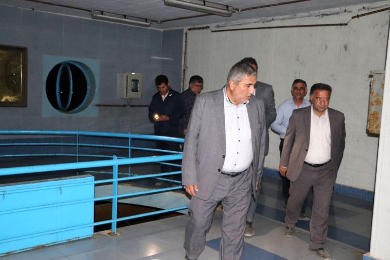 حضور معاون مهندسی شرکت آب و فاضلاب کشور در مشگین شهر