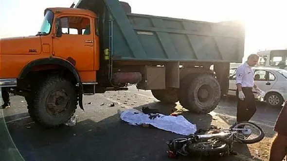 مرگ تلخ 2 جوان موتور سوار در بلوار شهید سلیمانی + جزییات