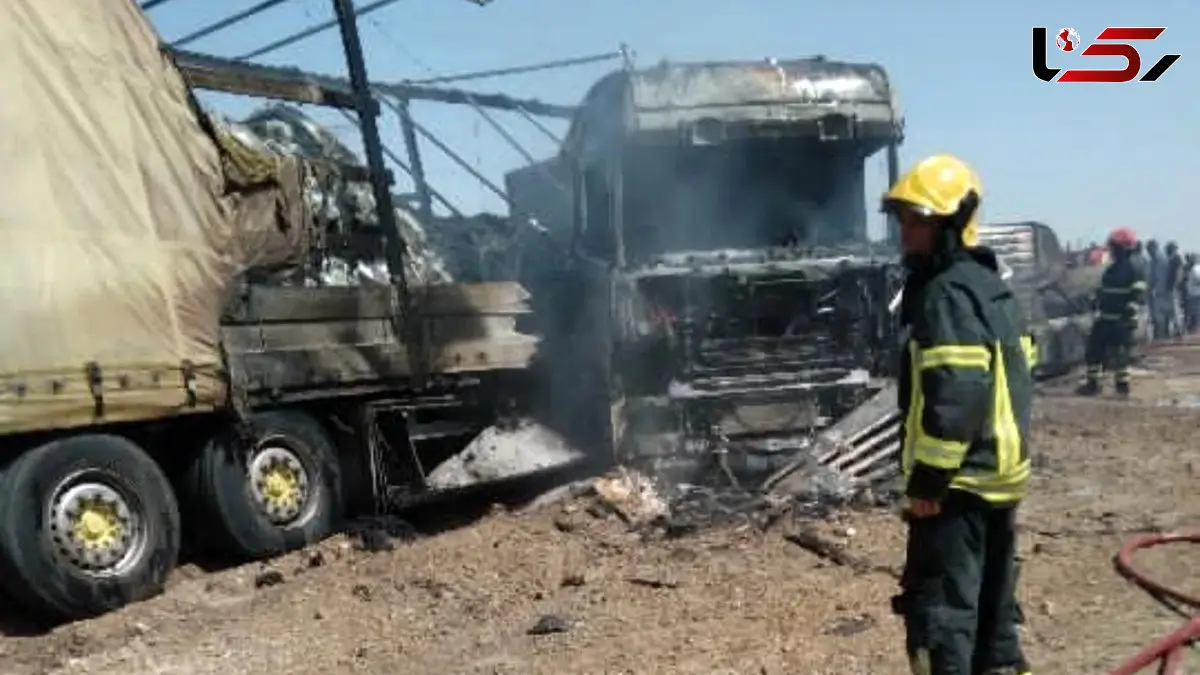 فیلم و عکس های تصادف زنجیره‌ای هولناک در بندرعباس